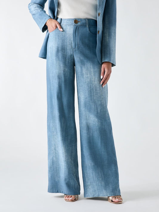 Marciano Shaded Wide-Leg Pants - Guess