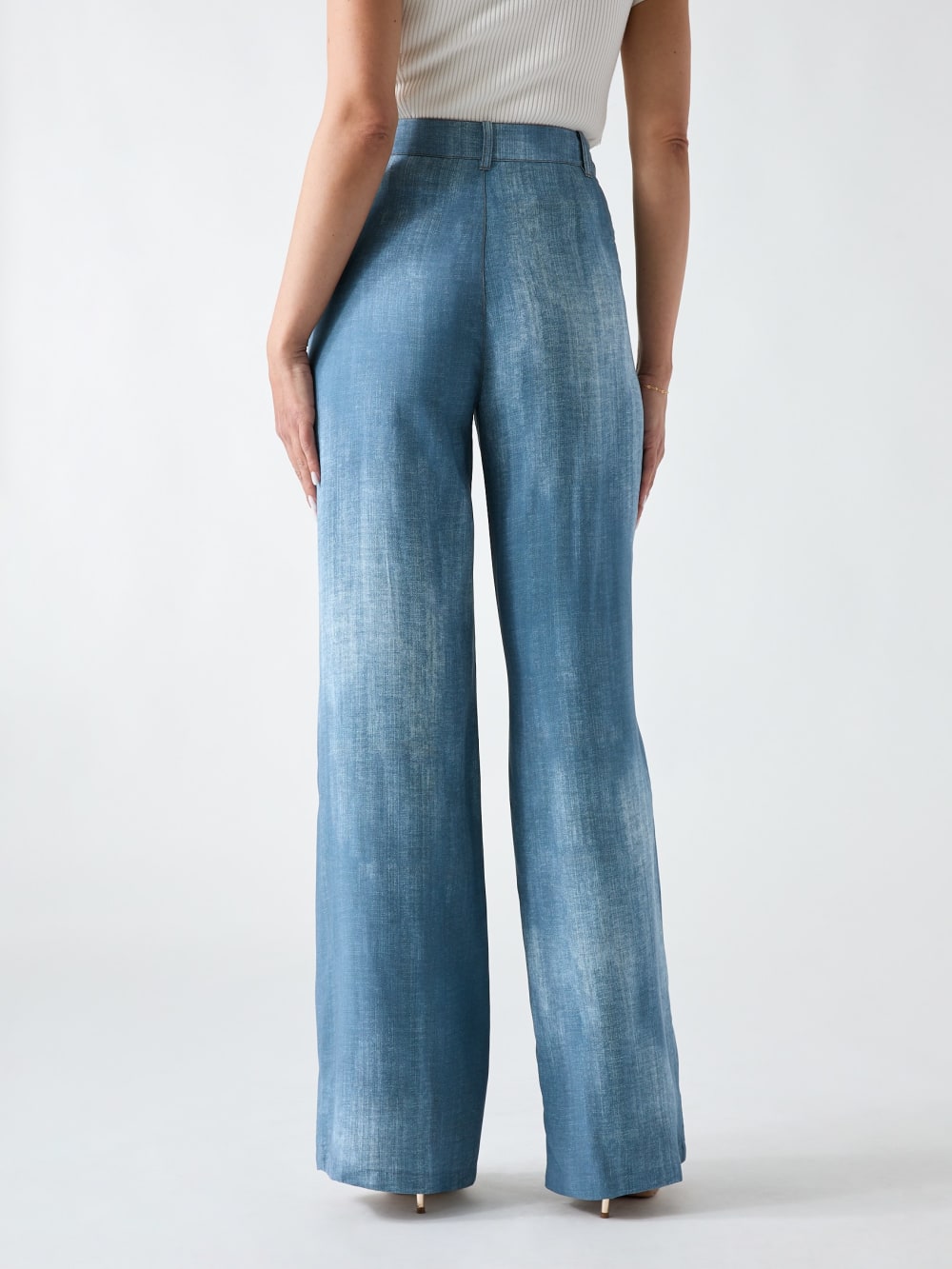 Marciano Shaded Wide-Leg Pants - Guess