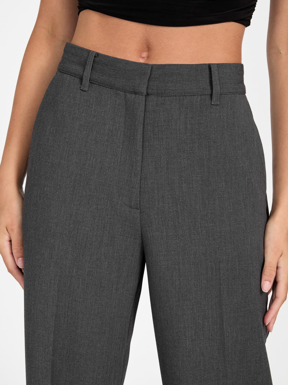 Tailored stretch straight-leg pants - Guess