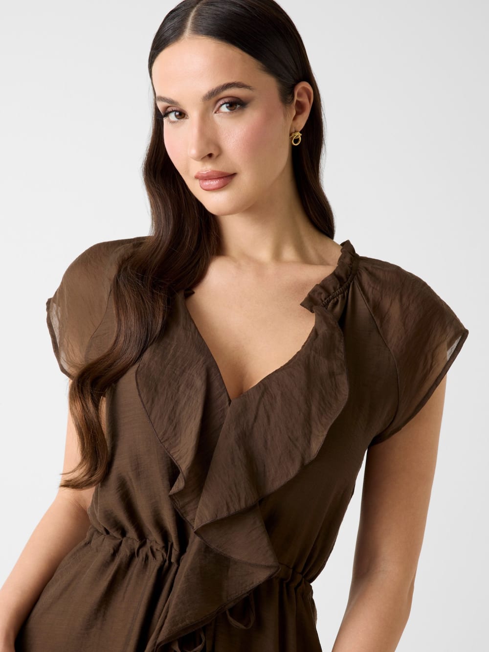 Maelys Ruffled Maxi Dress - Guess