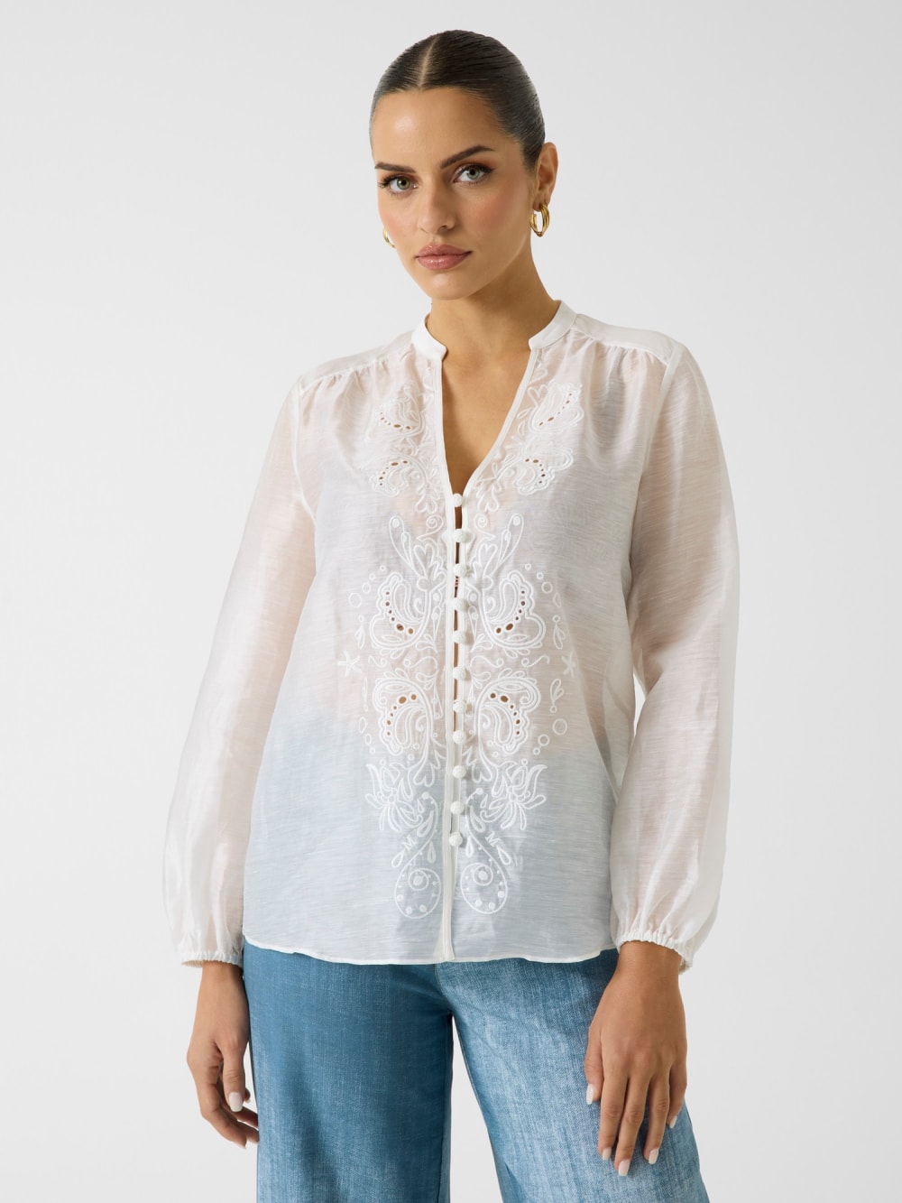 Marciano linen-blend shirt - Guess