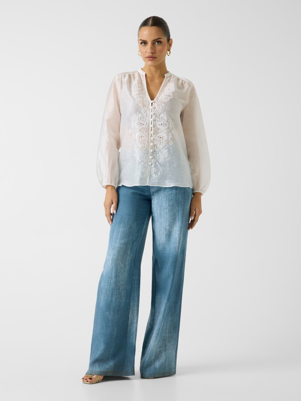 Marciano linen-blend shirt - Guess