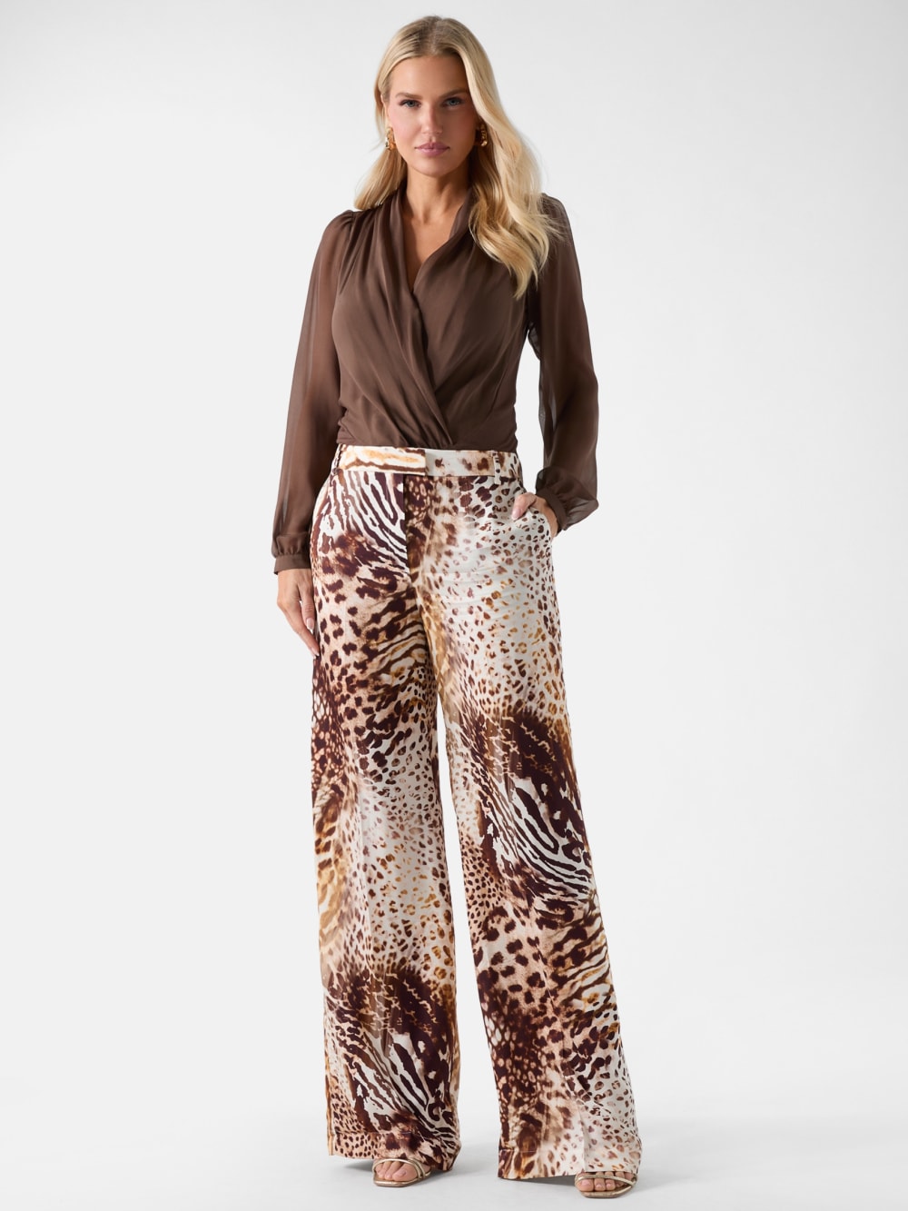 Marciano viscose printed pants - Guess