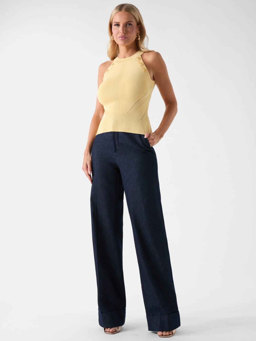 Marciano rib-knit top - Guess