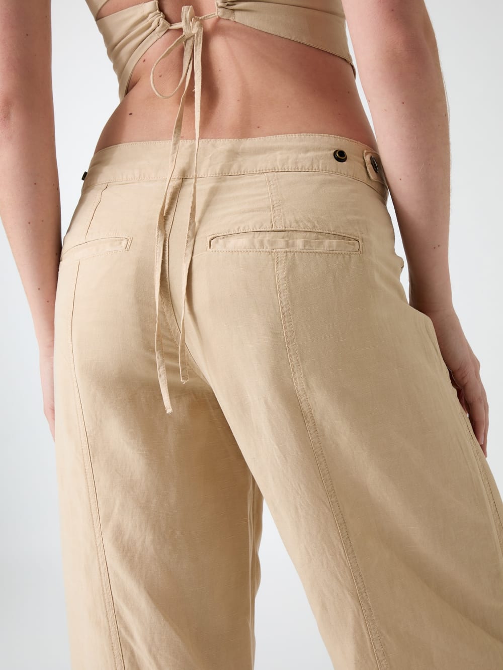 Linen-blend pants - Guess