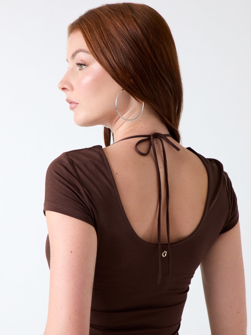 Stretch scoop neck top - Guess