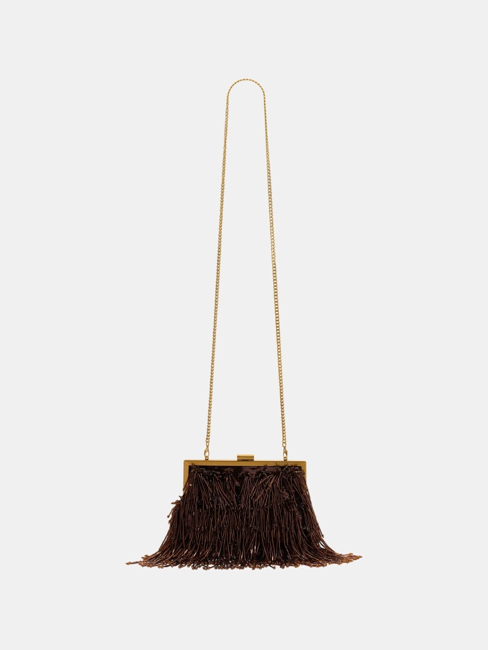 Marciano pearl fringe clutch bag - Guess