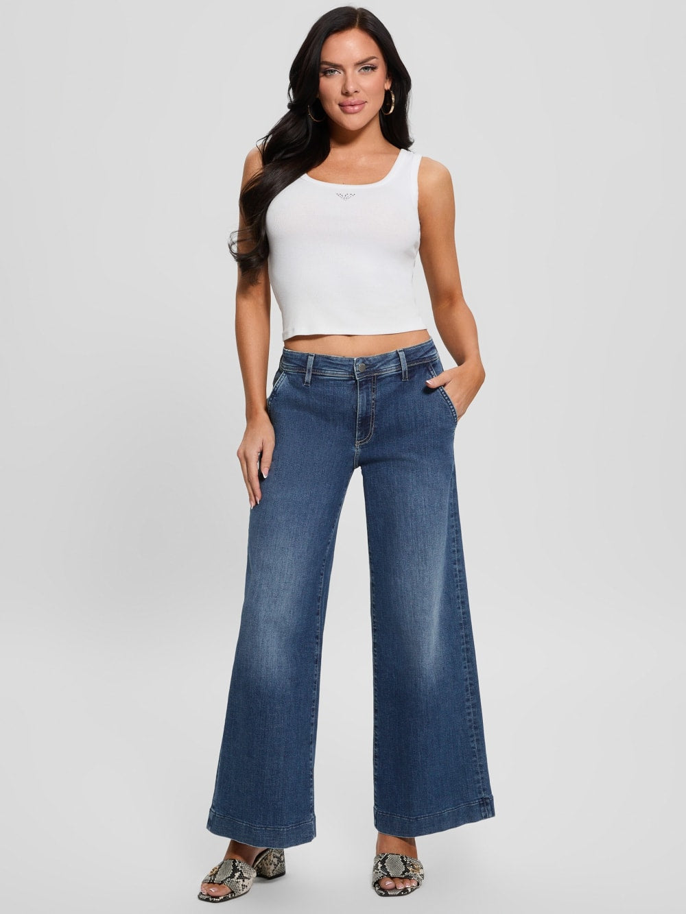 Zoya wide-leg jeans - Guess
