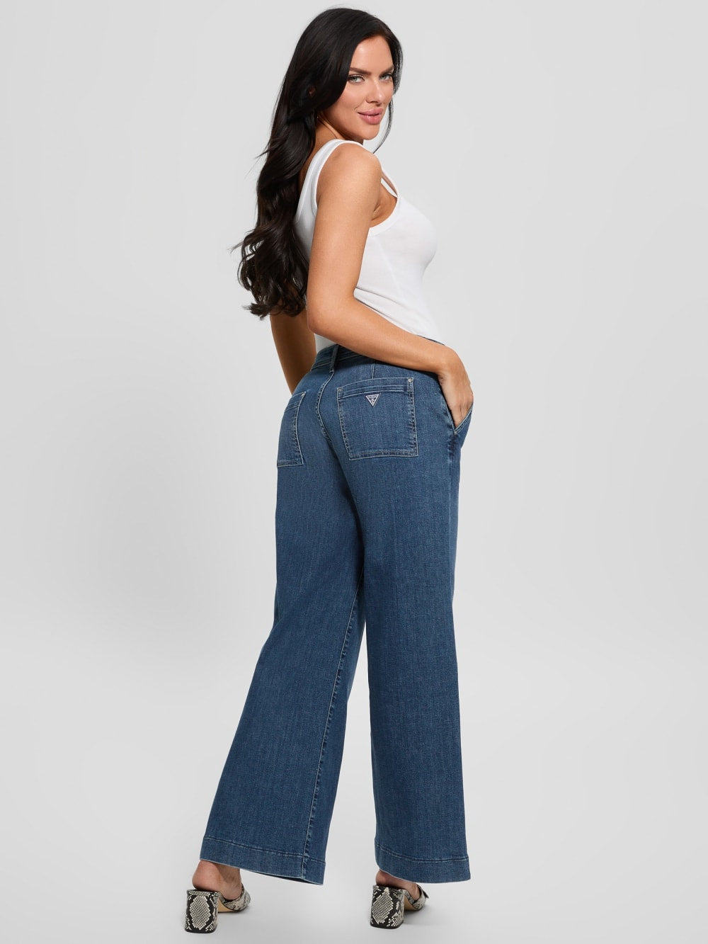 Zoya wide-leg jeans - Guess