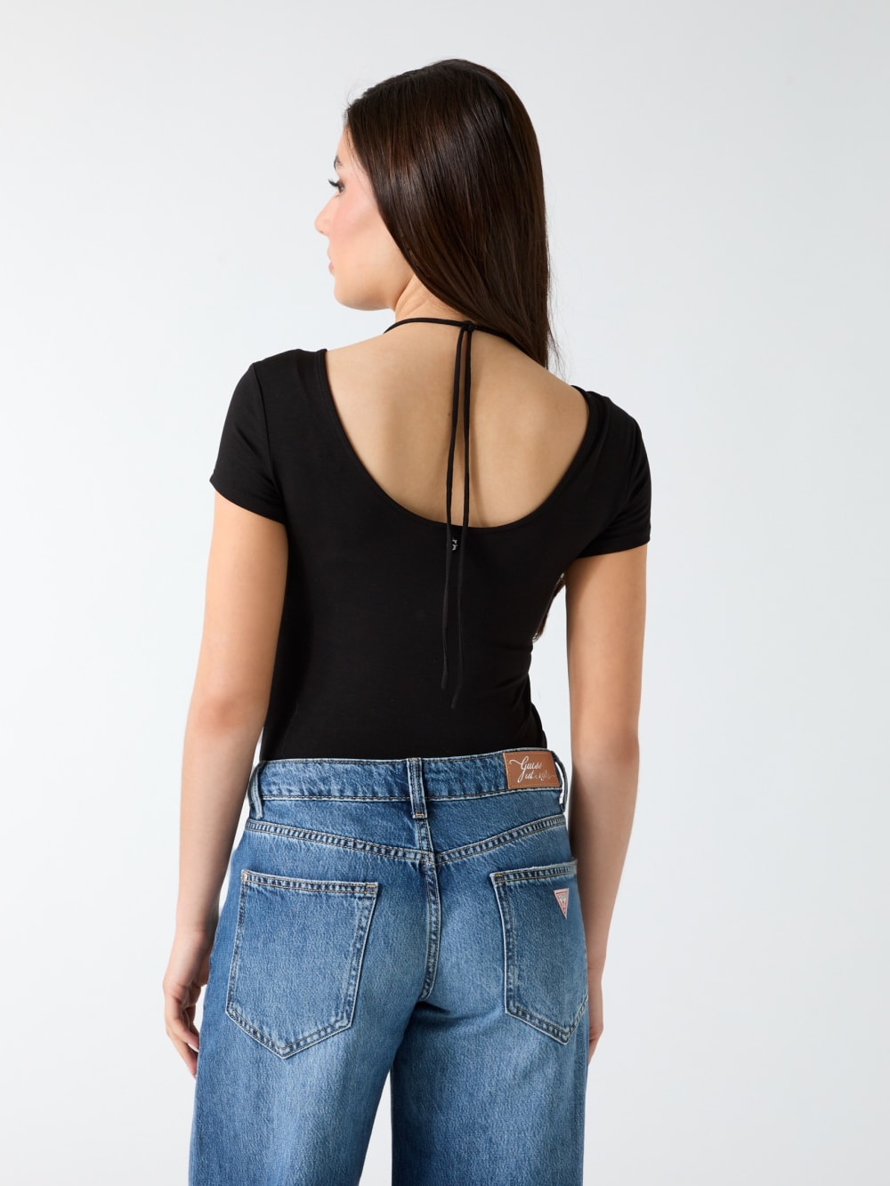 Stretch scoop neck top - Guess