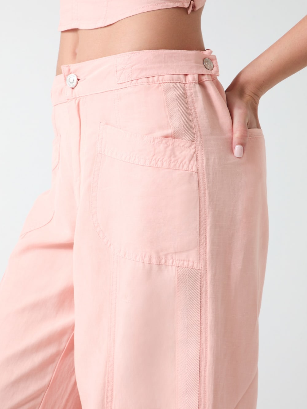 Linen-blend pants - Guess