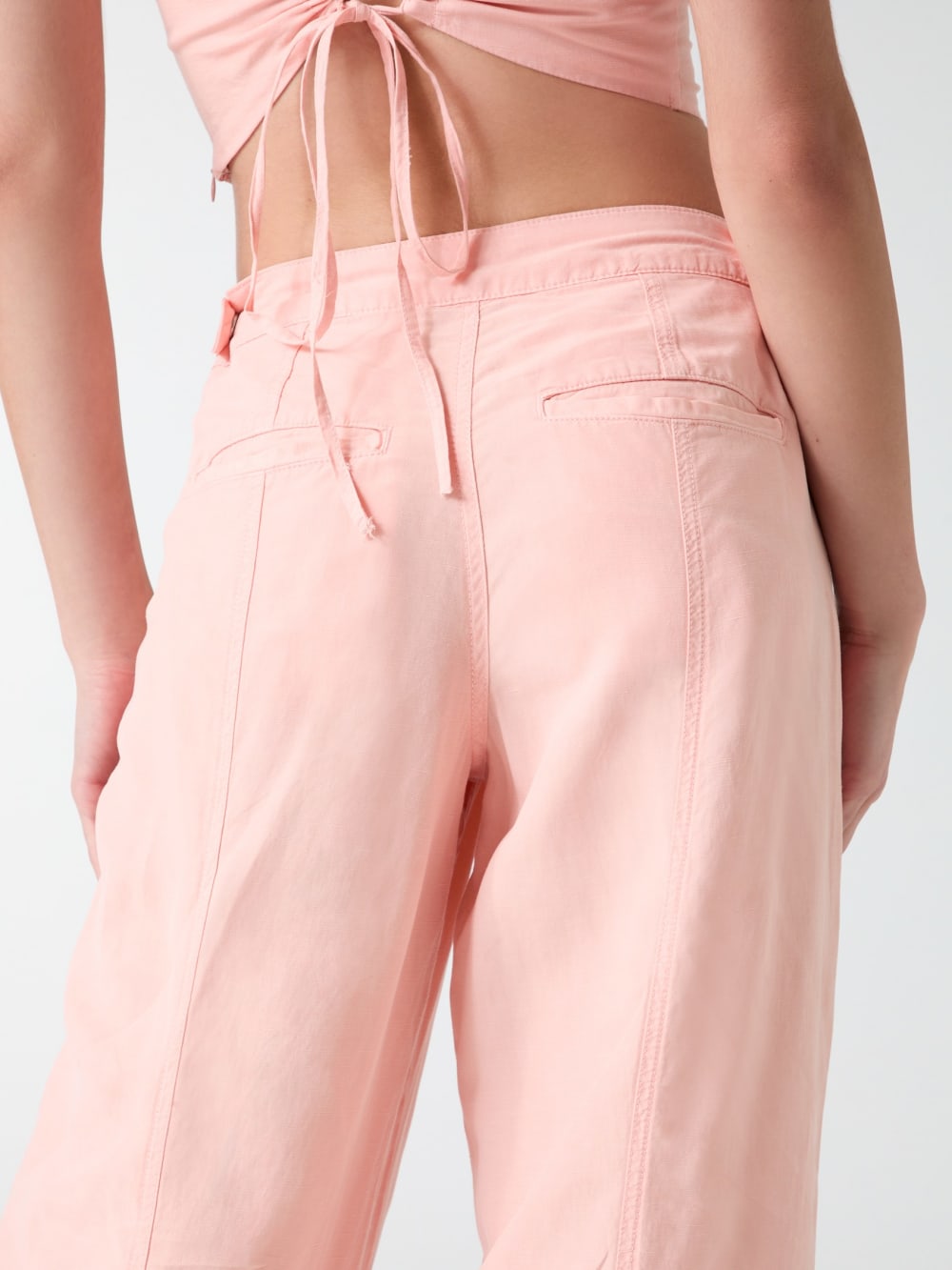Linen-blend pants - Guess