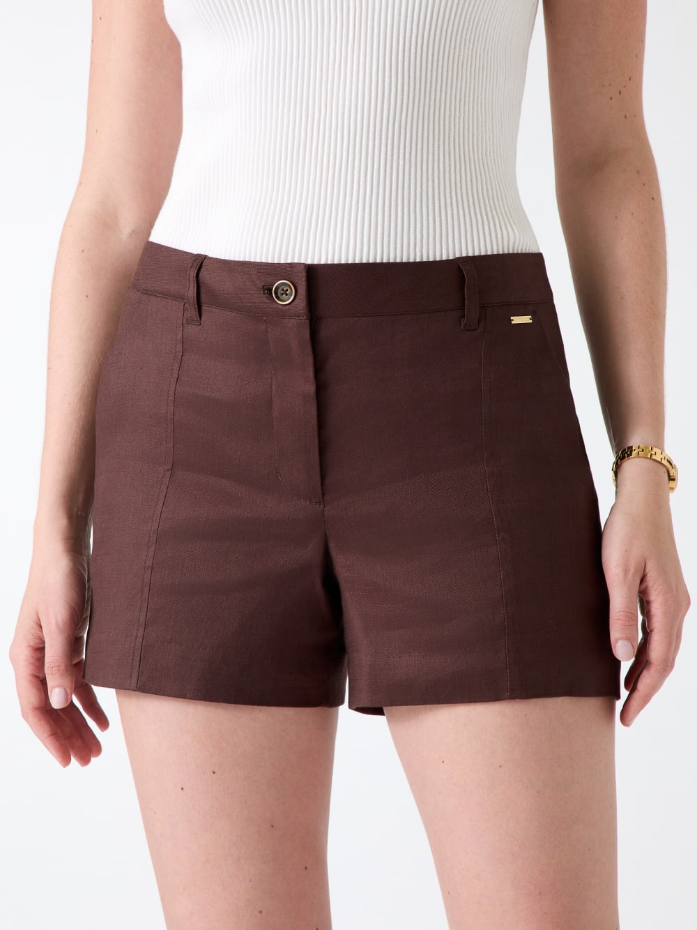 Eco Isabeau Linen Shorts - Guess