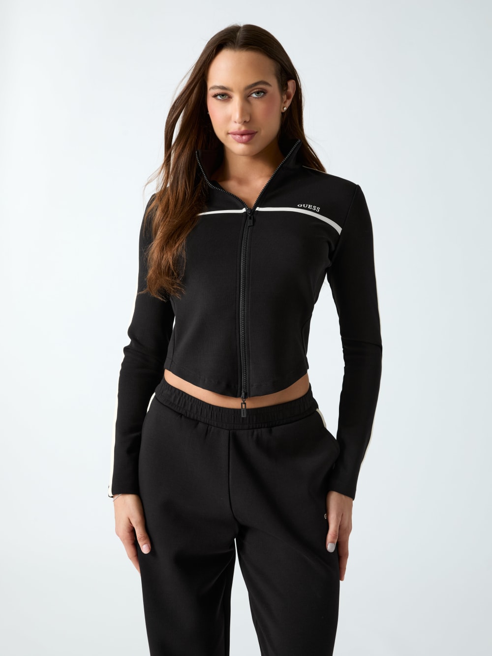 Full-zip logo sweatshirt - Guess