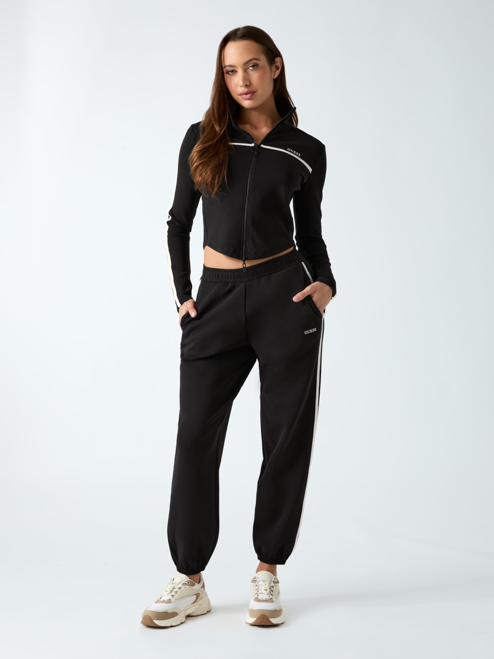 Full-zip logo sweatshirt - Guess