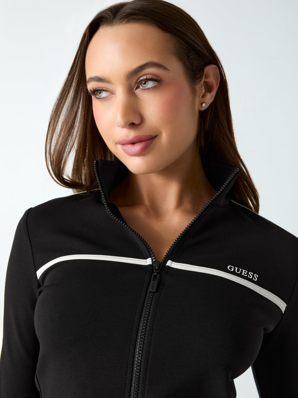 Full-zip logo sweatshirt - Guess
