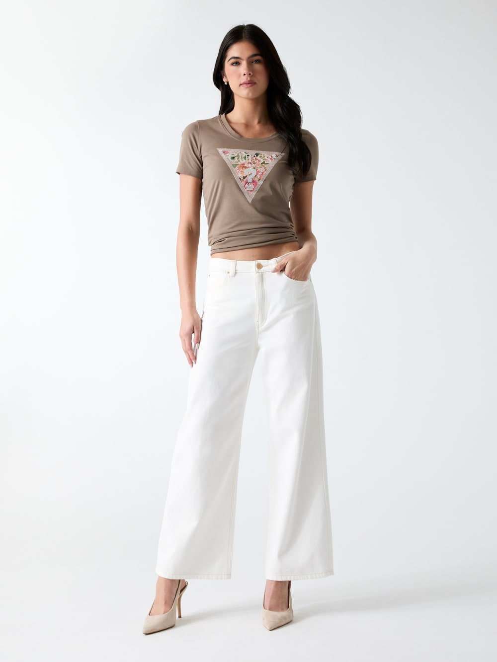 Printed logo t-shirt - Guess