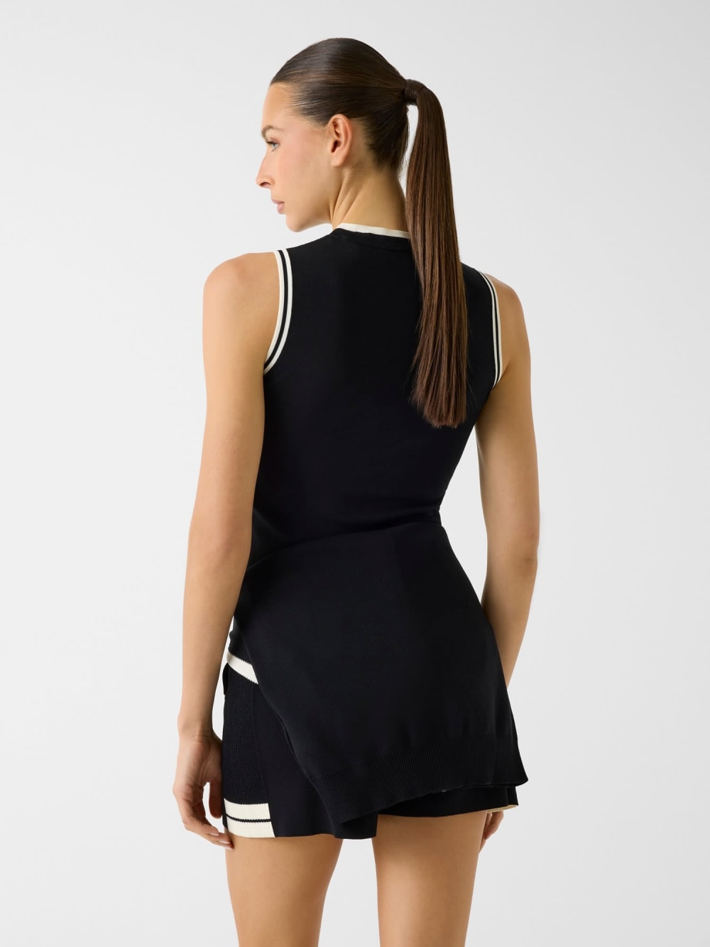 Embroidered logo knit top - Guess