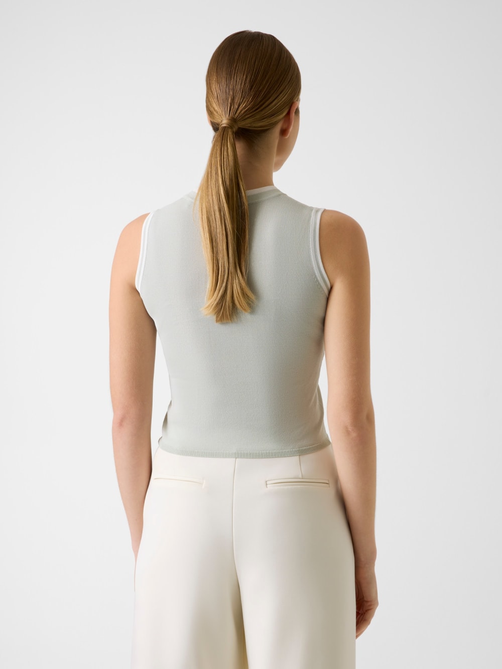Embroidered logo knit top - Guess