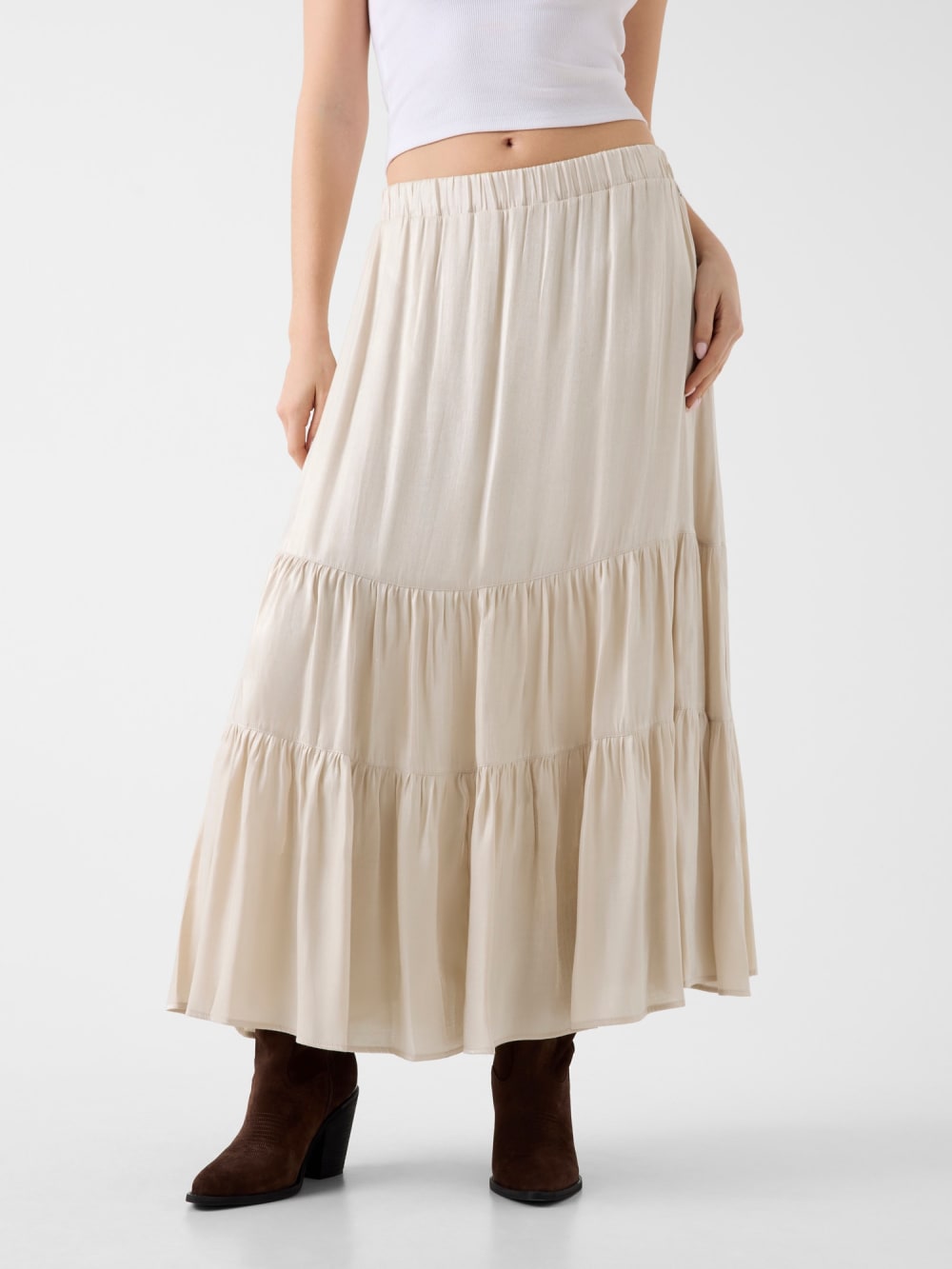 Pleated maxi skirt - Guess