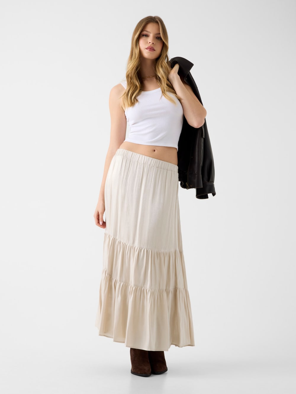 Pleated maxi skirt - Guess