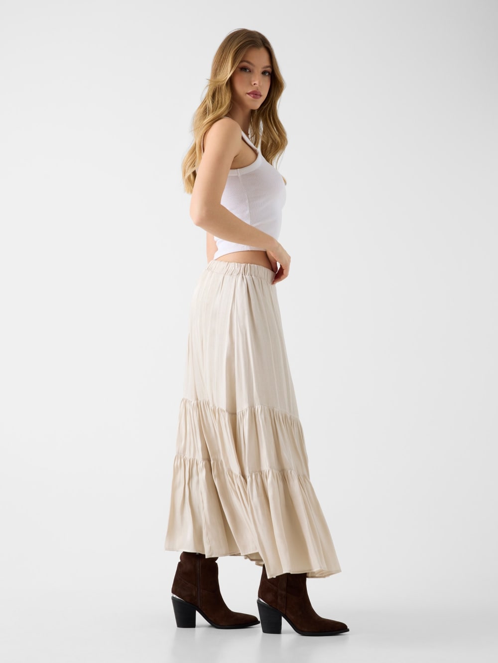 Pleated maxi skirt - Guess