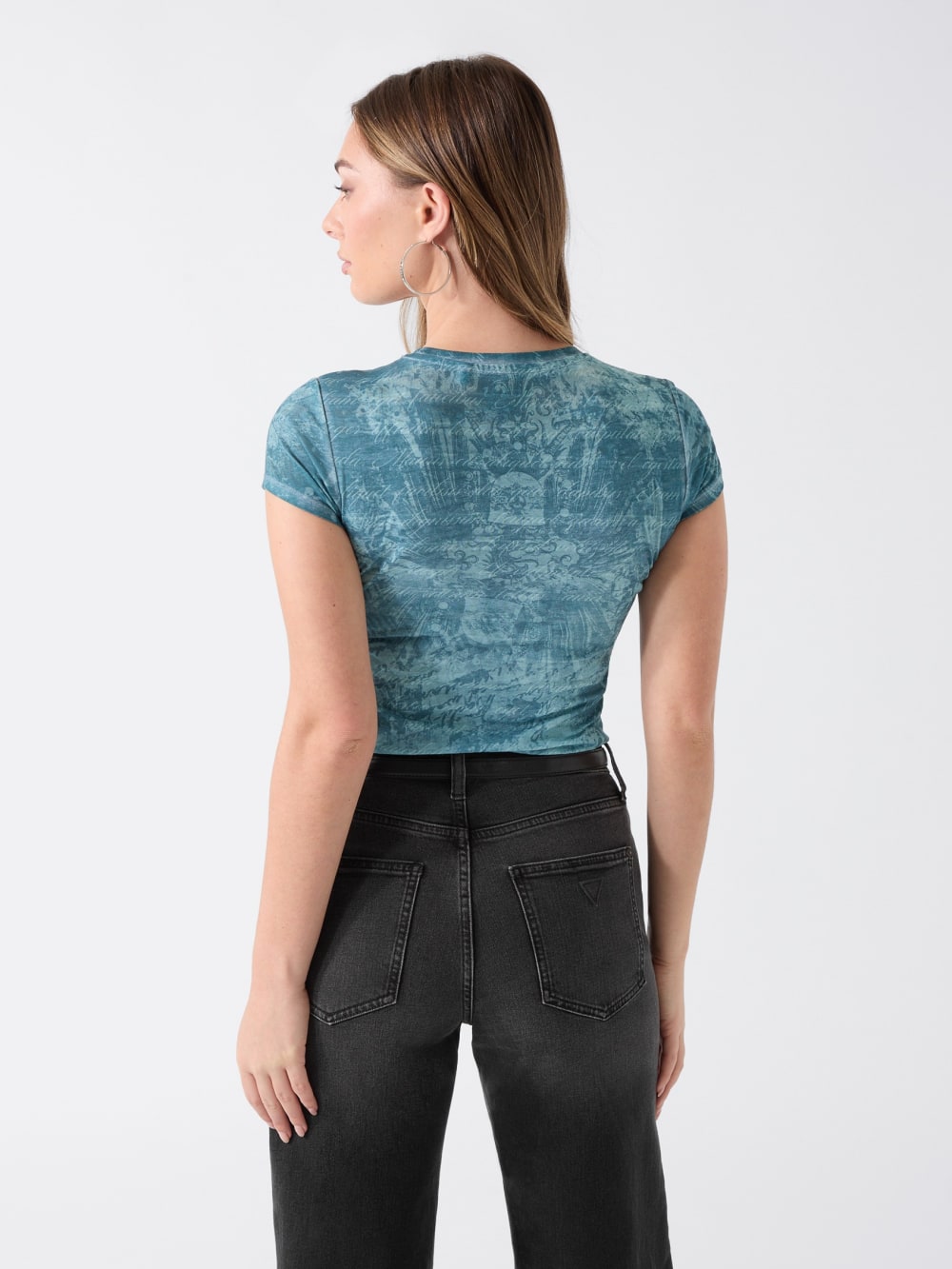 Rhinestones t-shirt - Guess