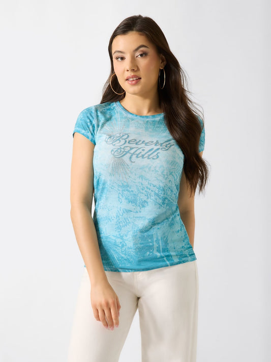 Rhinestones t-shirt - Guess