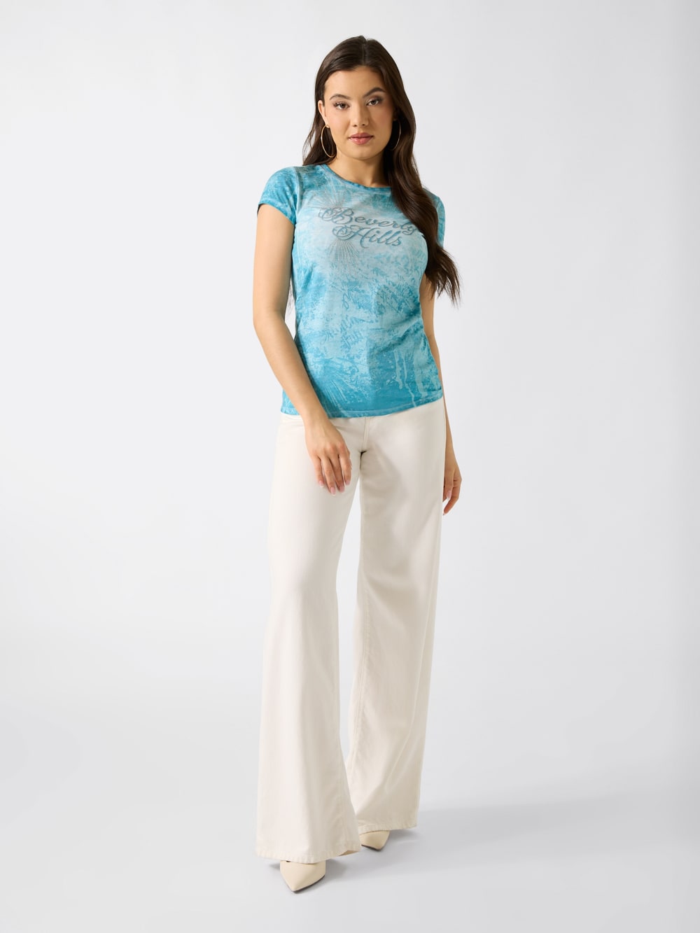 Rhinestones t-shirt - Guess