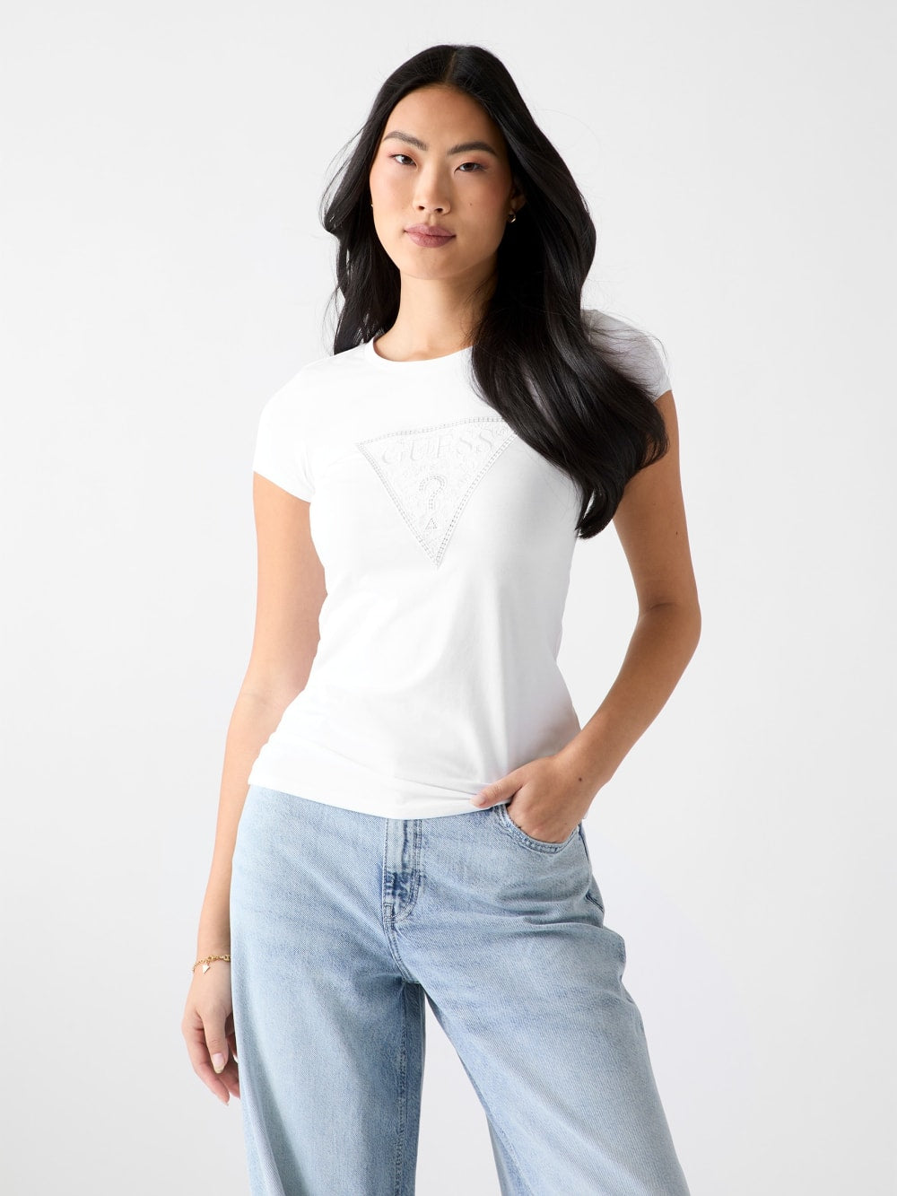Printed logo t-shirt - Guess