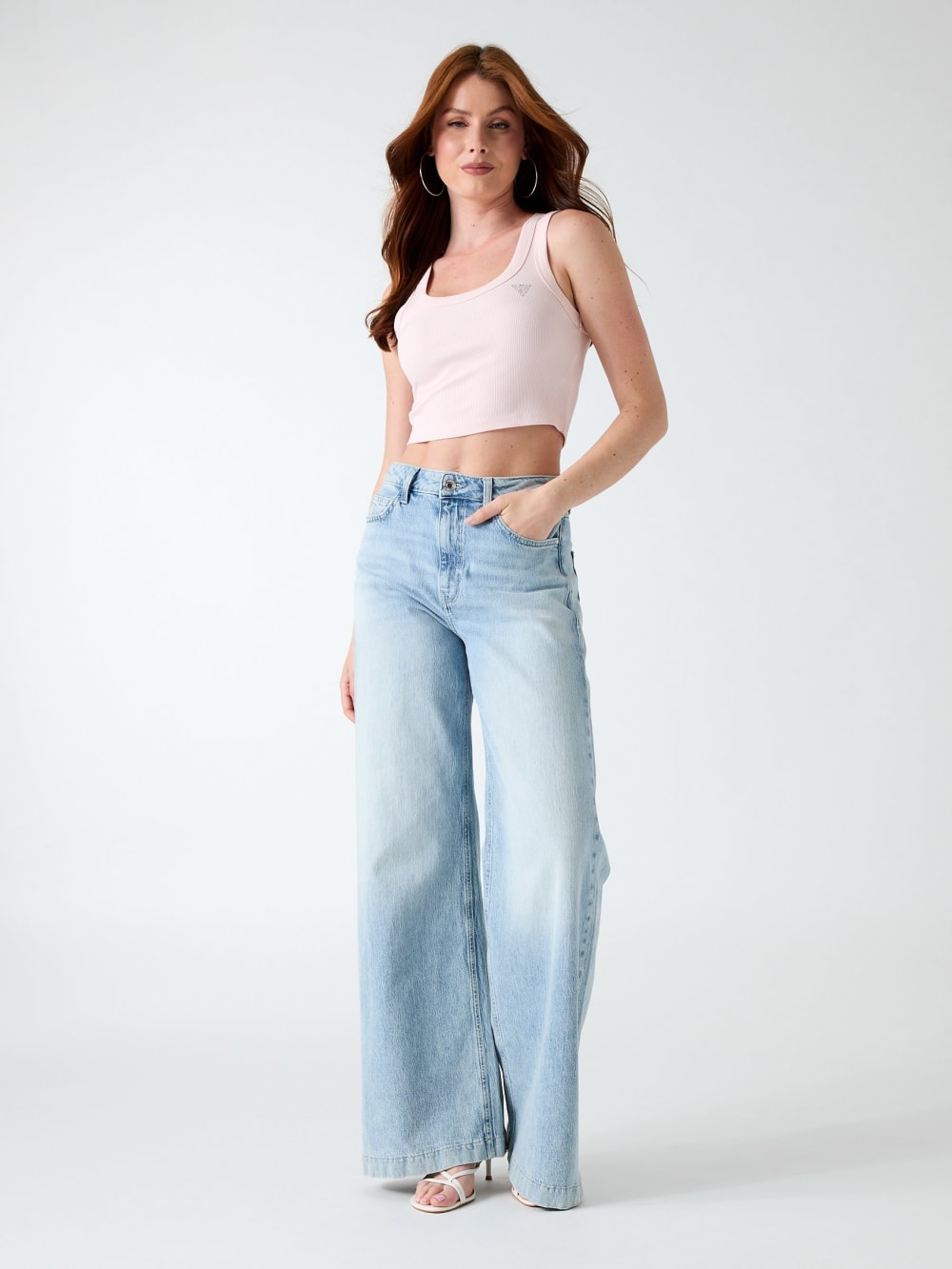 Rib-knit tank top - Guess