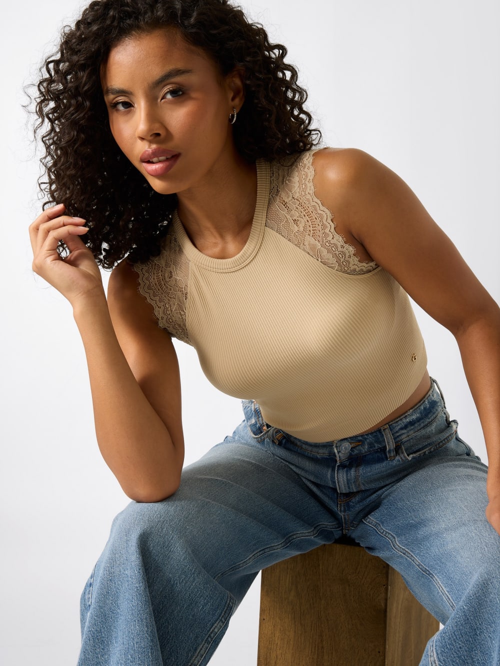 Lace sweater top - Guess