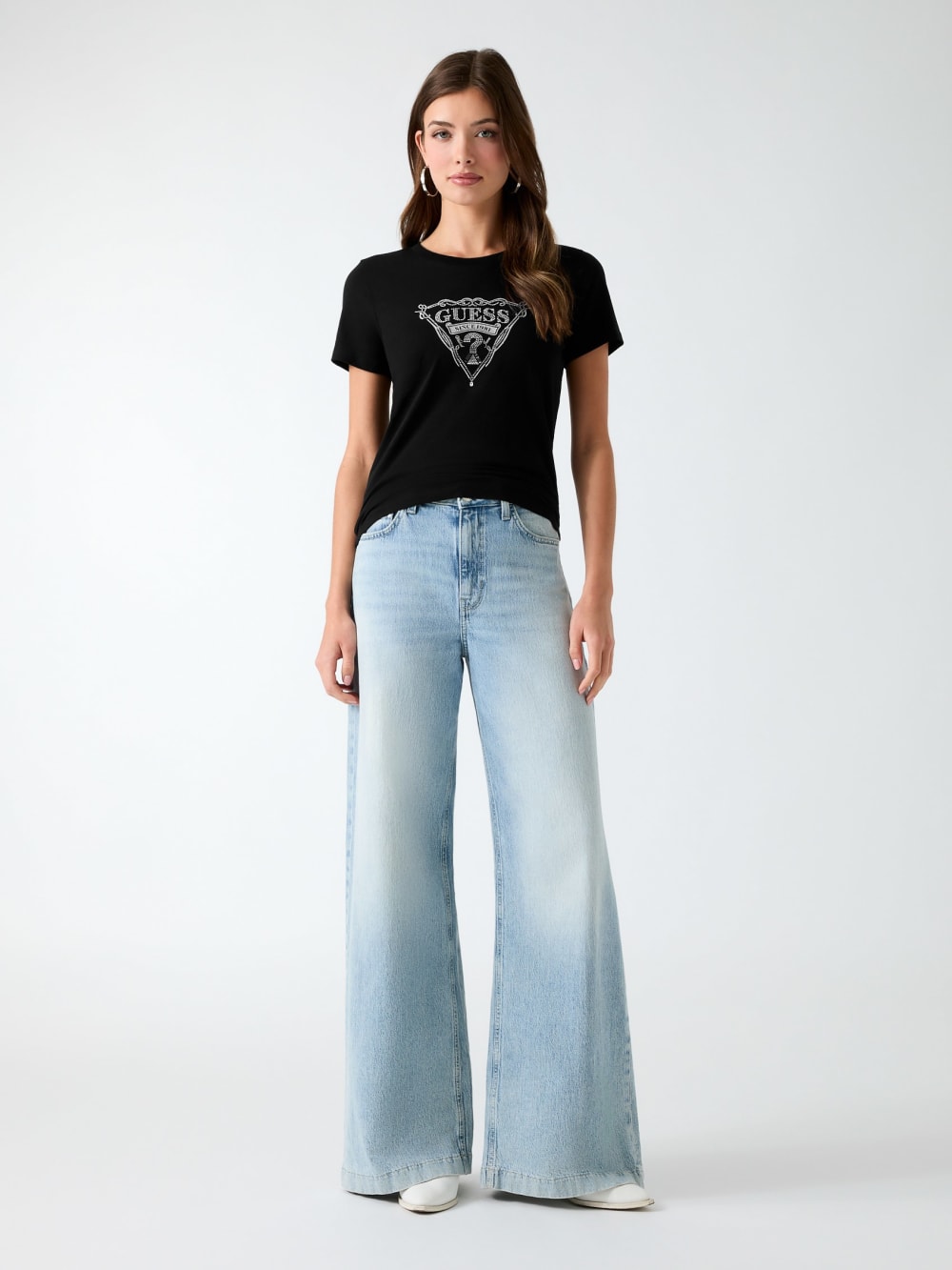 Triangle logo t-shirt - Guess