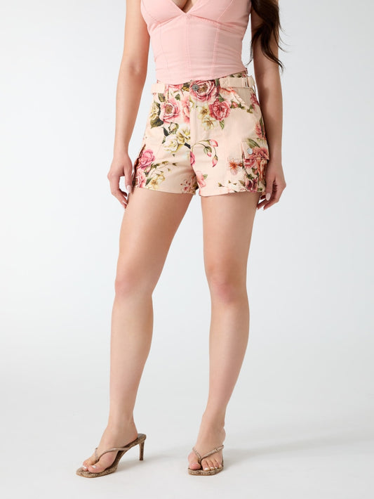 Cargo denim shorts - Guess