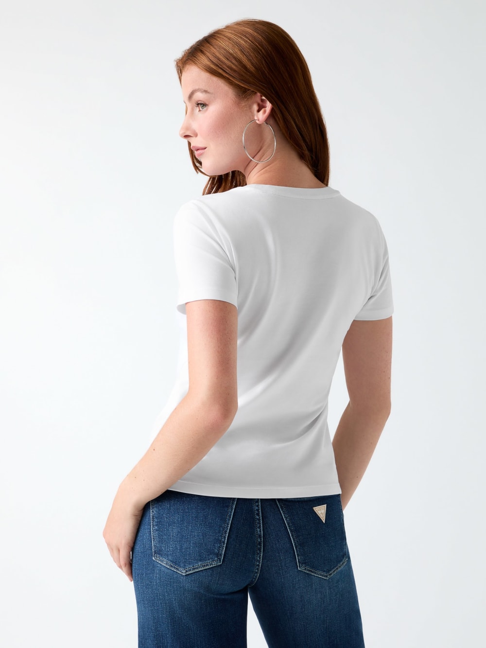 Triangle logo t-shirt - Guess