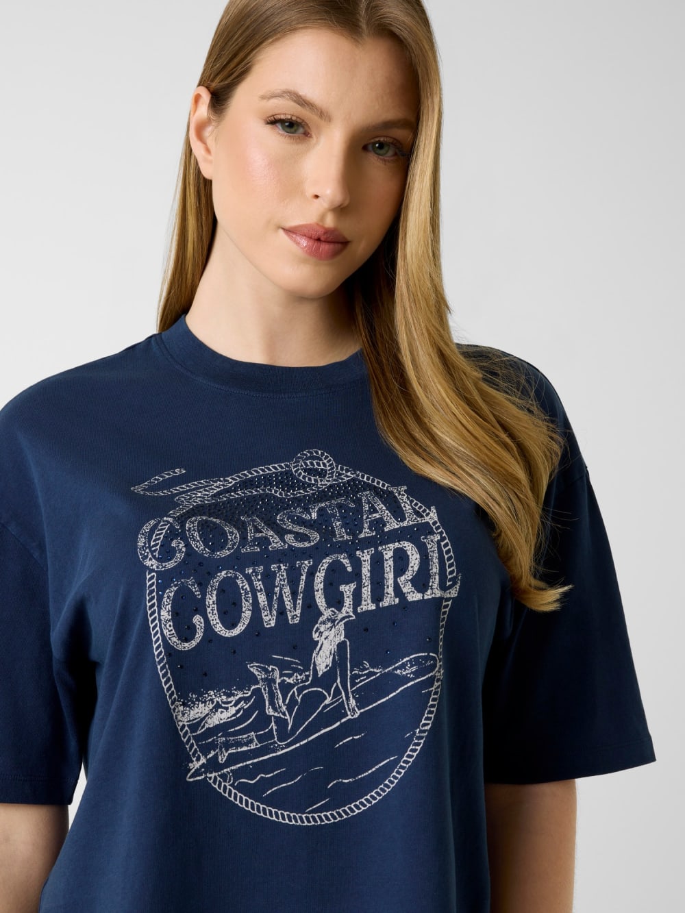 Rhinestones t-shirt - Guess