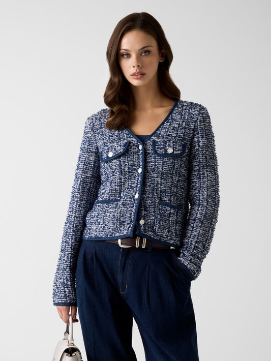 LADIES LS BTTN UP CA - Guess