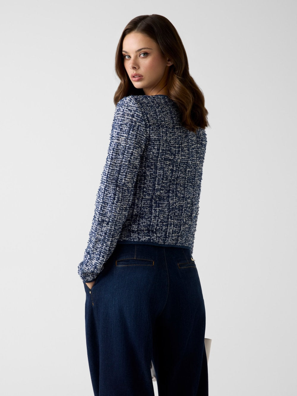 LADIES LS BTTN UP CA - Guess