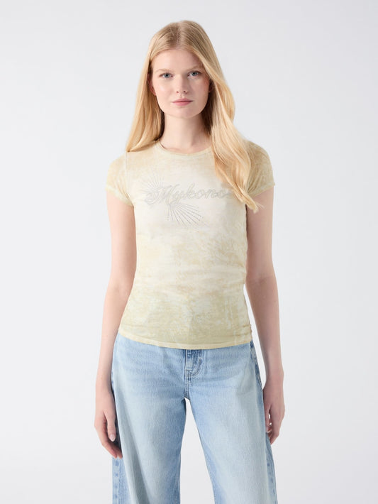 Rhinestones t-shirt - Guess