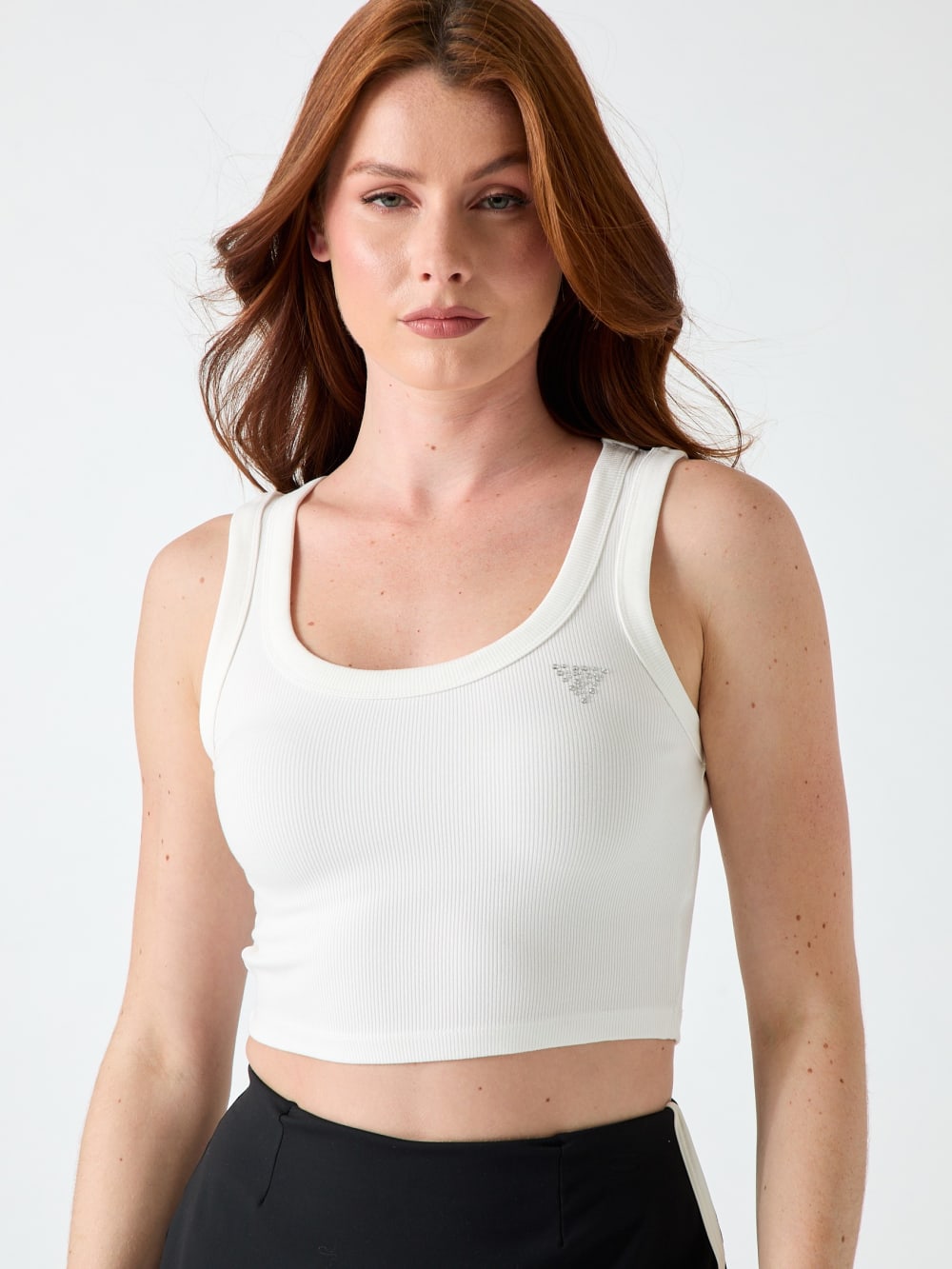 Rib-knit tank top - Guess