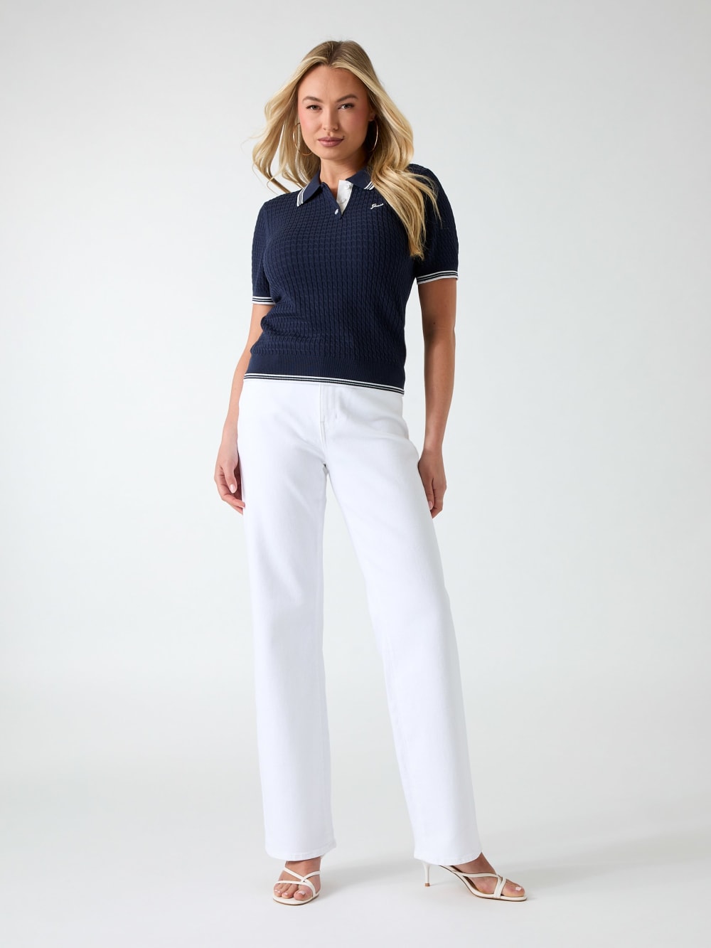 Cable-knit polo - Guess