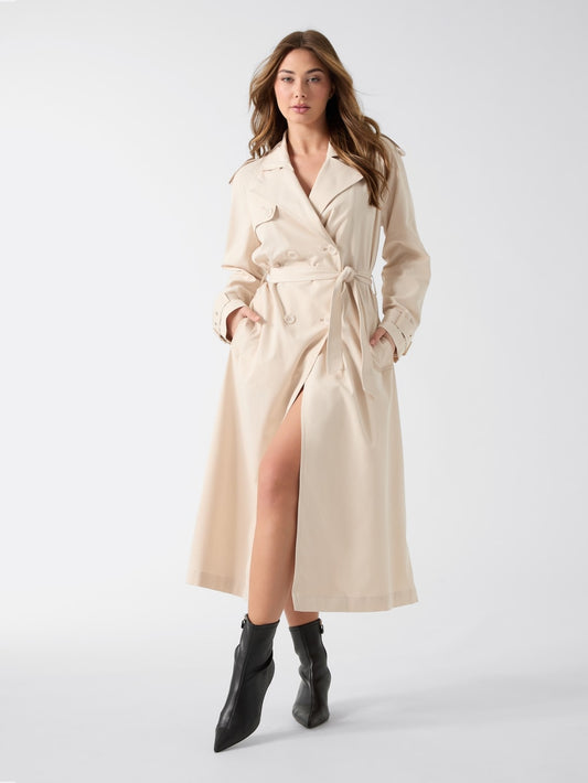 Viscose-blend trench - Guess