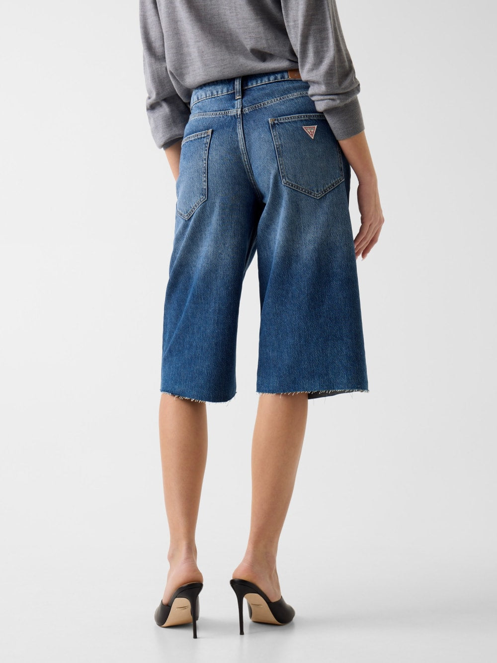 Baggy denim bermuda - Guess