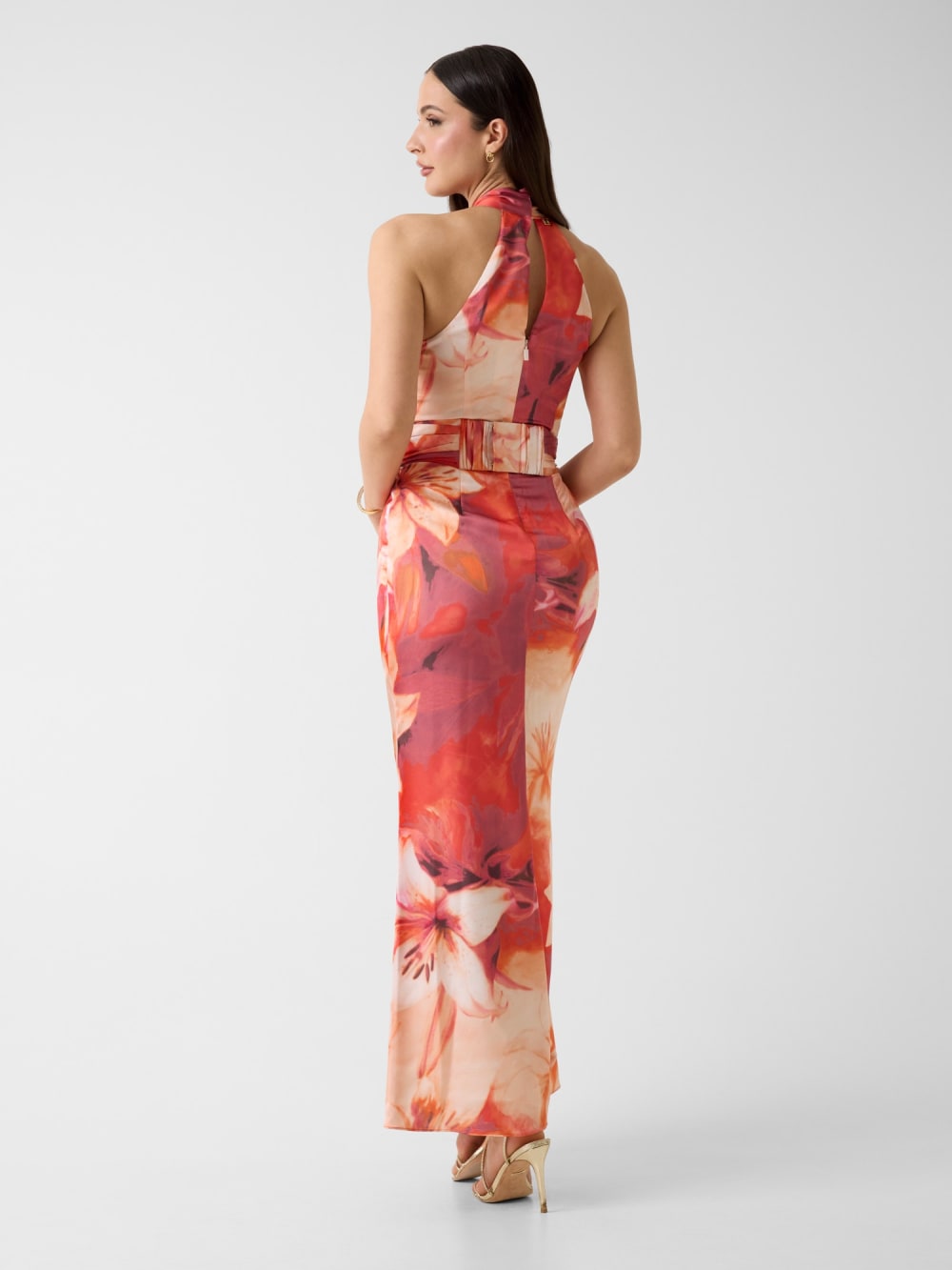 Marciano floral print long dress - Guess
