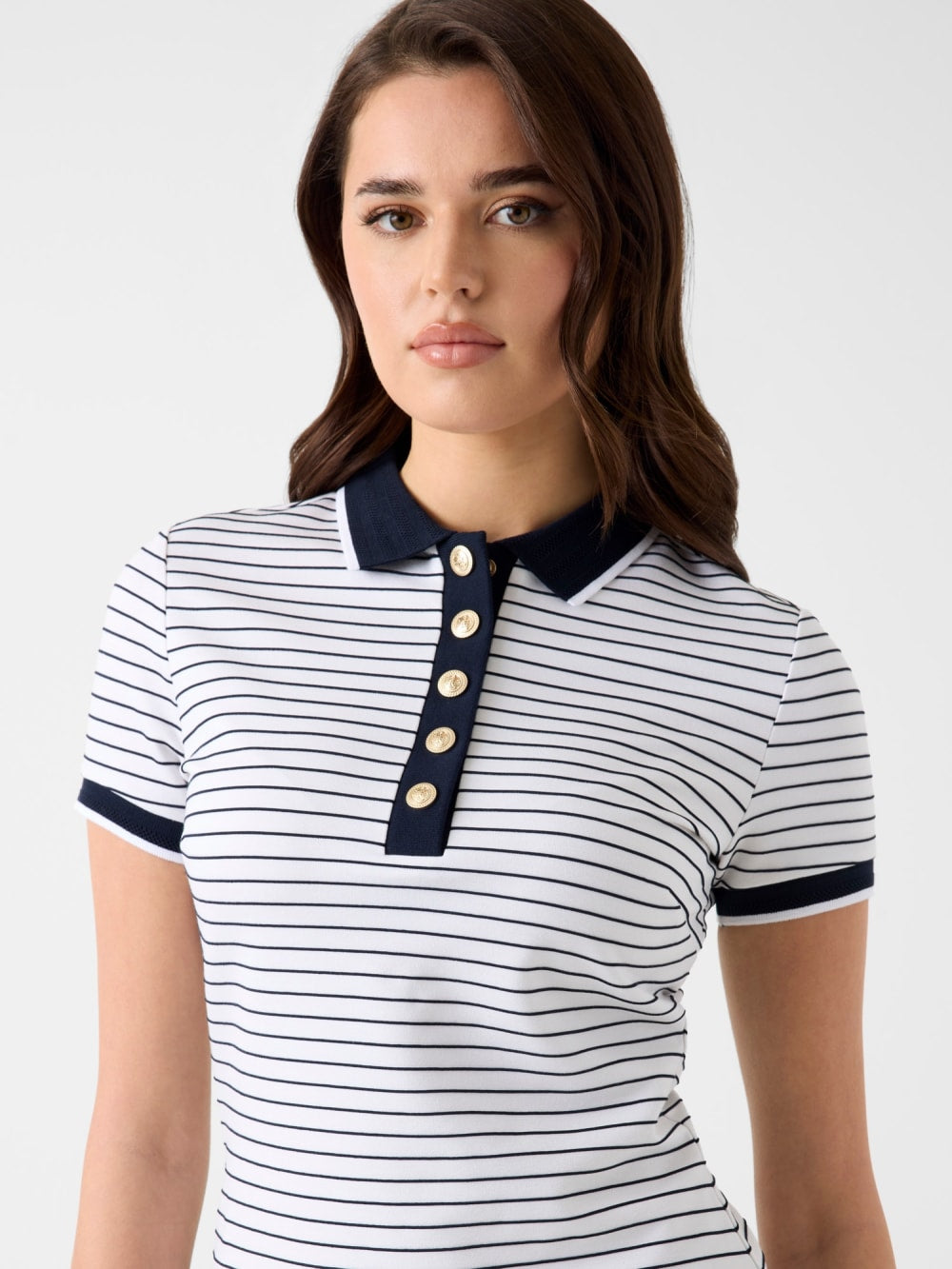 Striped polo dress - Guess