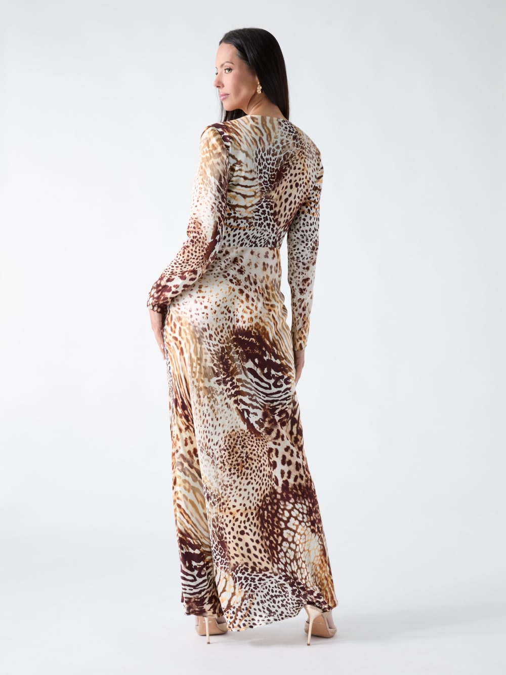 Marciano print long dress - Guess
