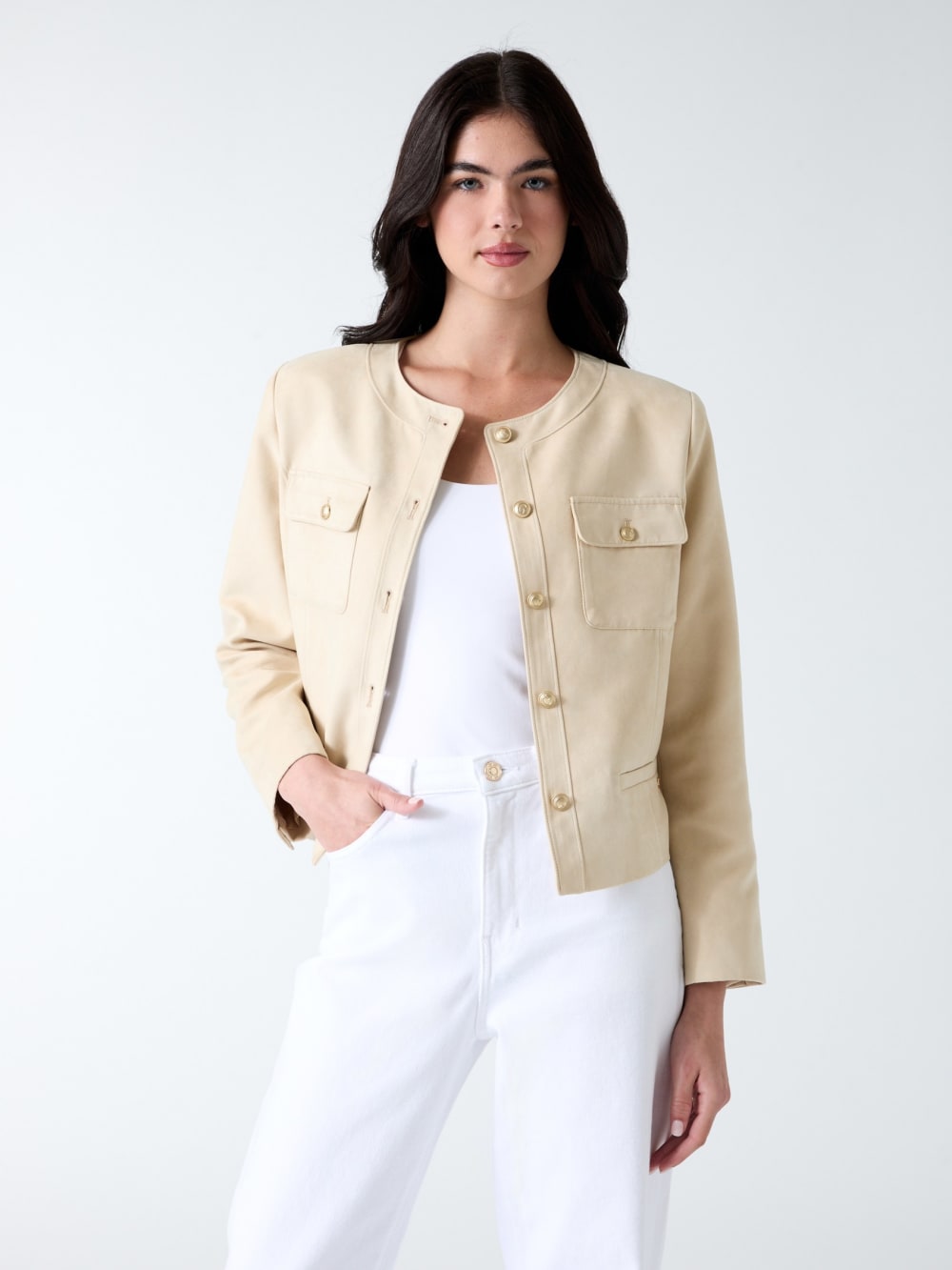 Faux-suede jacket - Guess