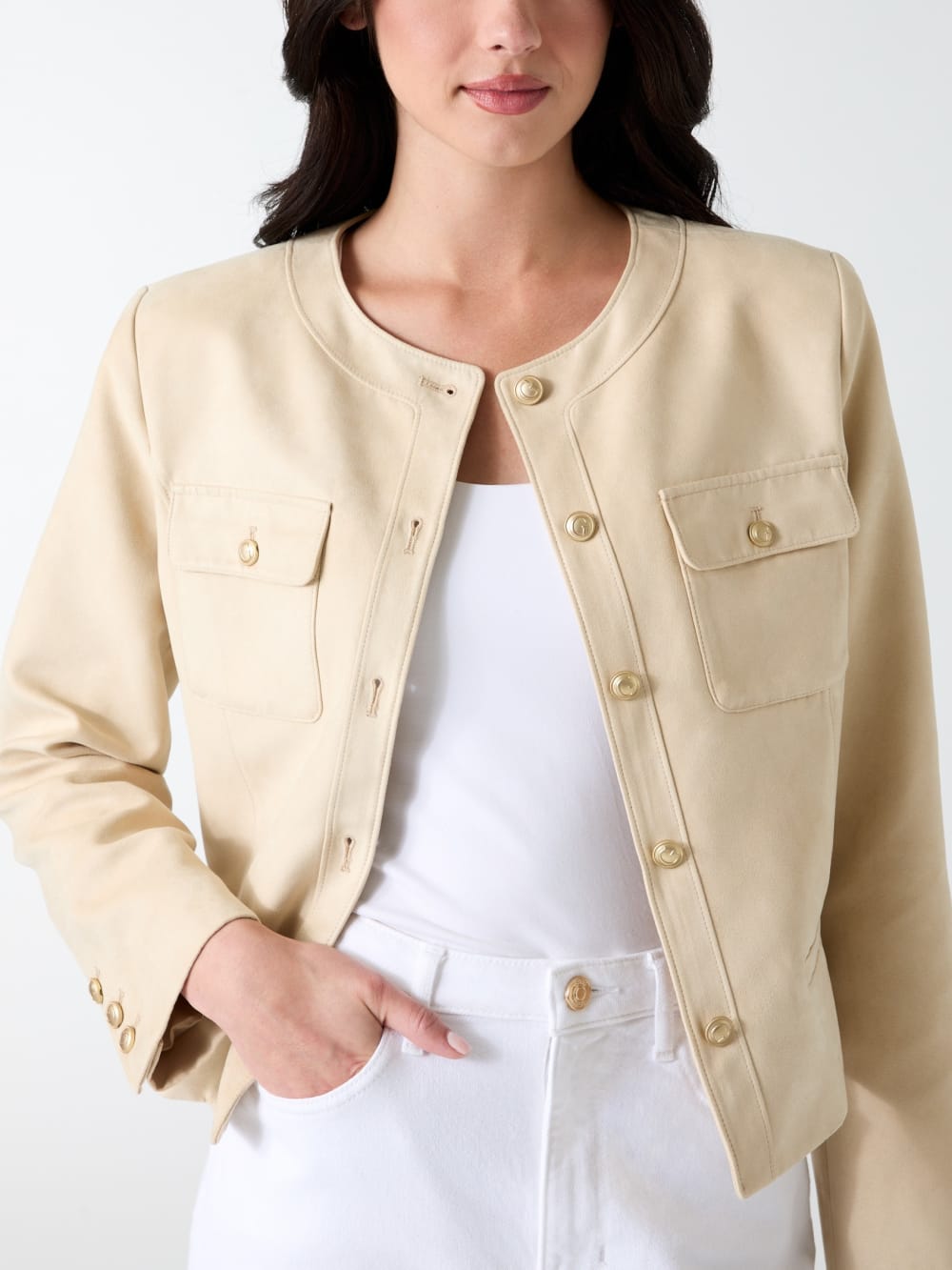 Faux-suede jacket - Guess