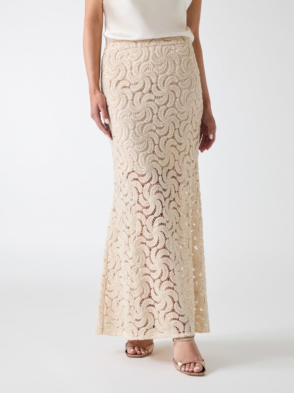 Marciano operwork textured skirt - Guess