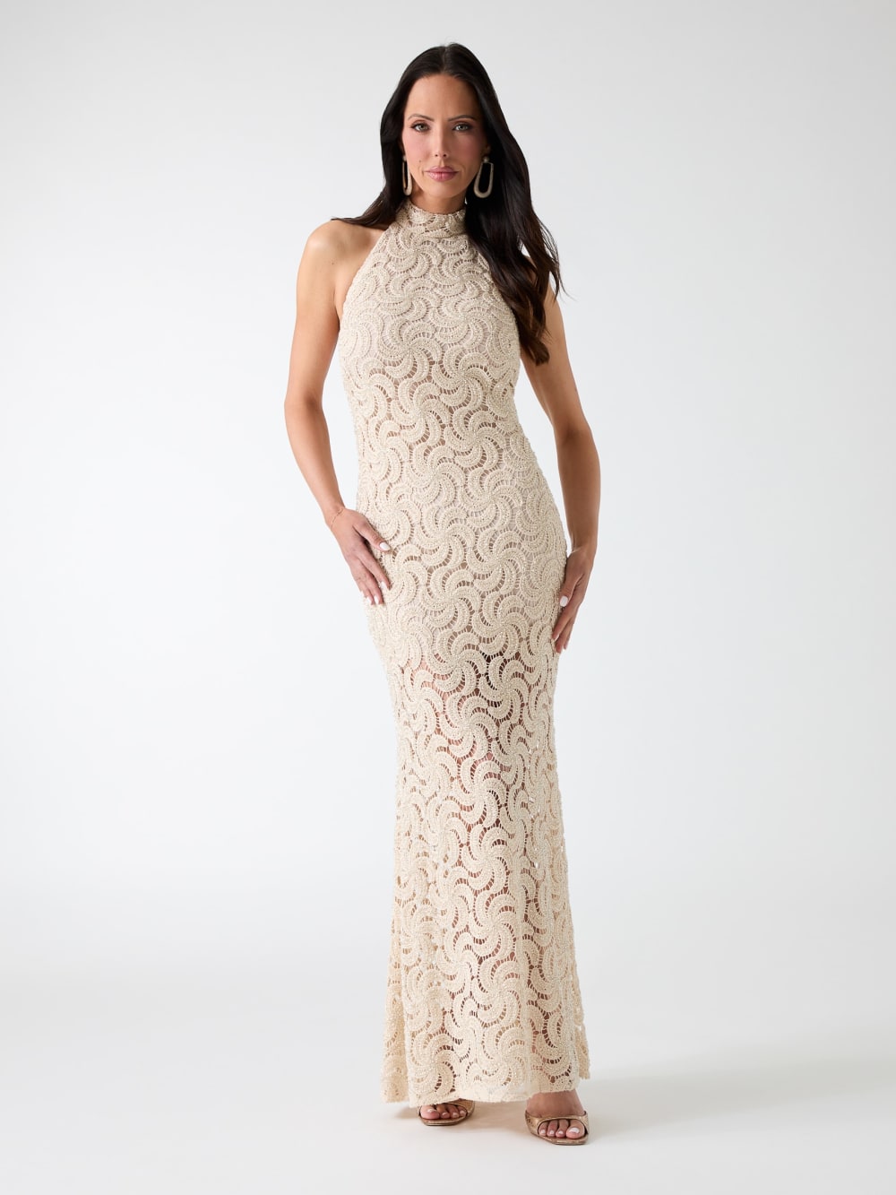 Marciano openwork textured dress - Guess